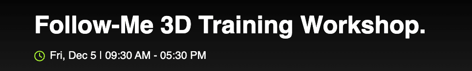 Follow-Me 3D training at LDI 2025
